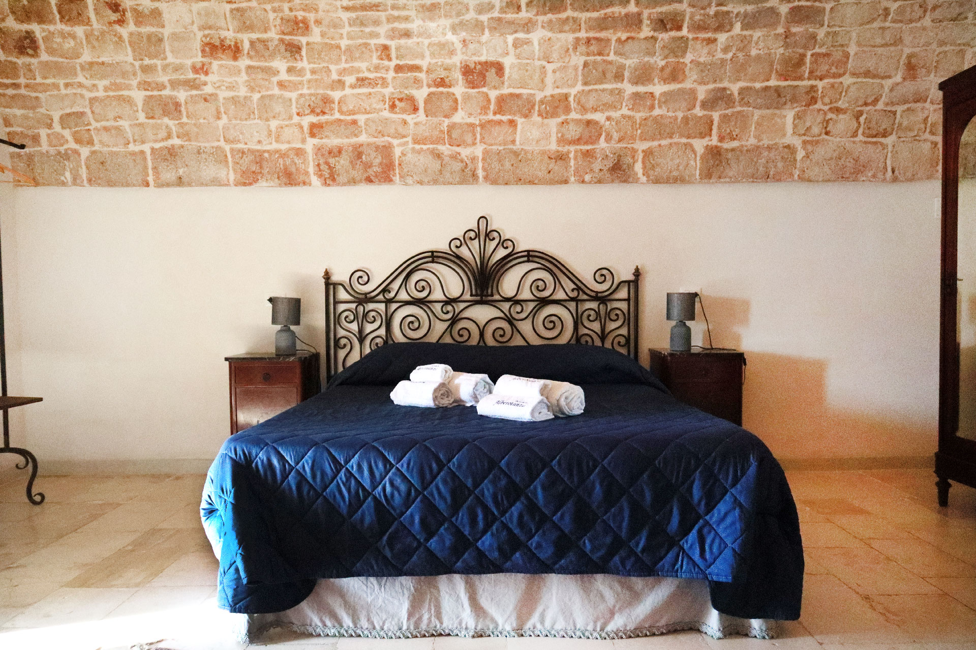 vista letto b&b in puglia