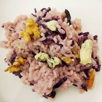 paarse risotto