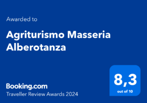 Agriturismo Masseria Alberotanza Vince il Premio Traveller Review Award 2024 di Booking.com