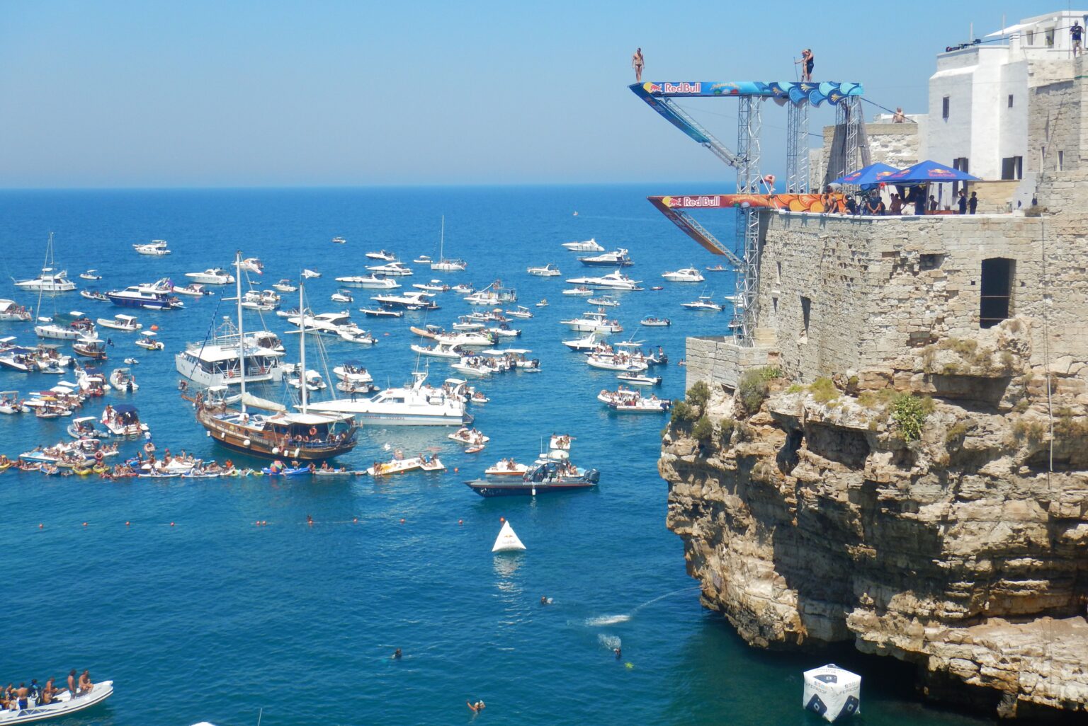 Polignano a Mare summer 2024 the spectacular Italian stage of the Red