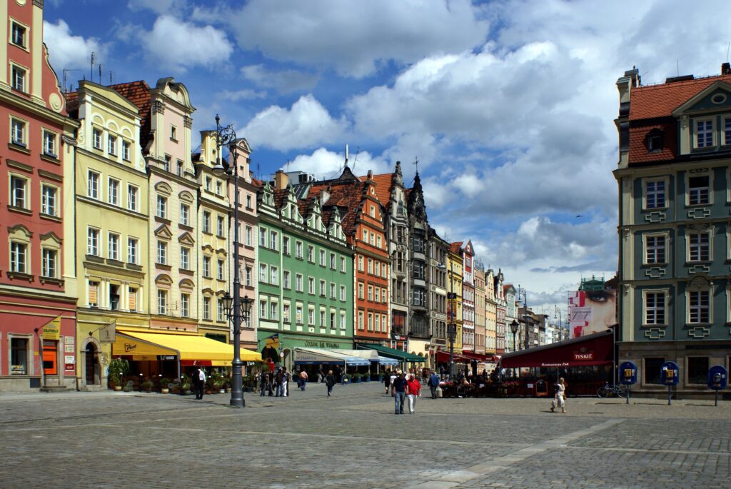 image of a Polish town