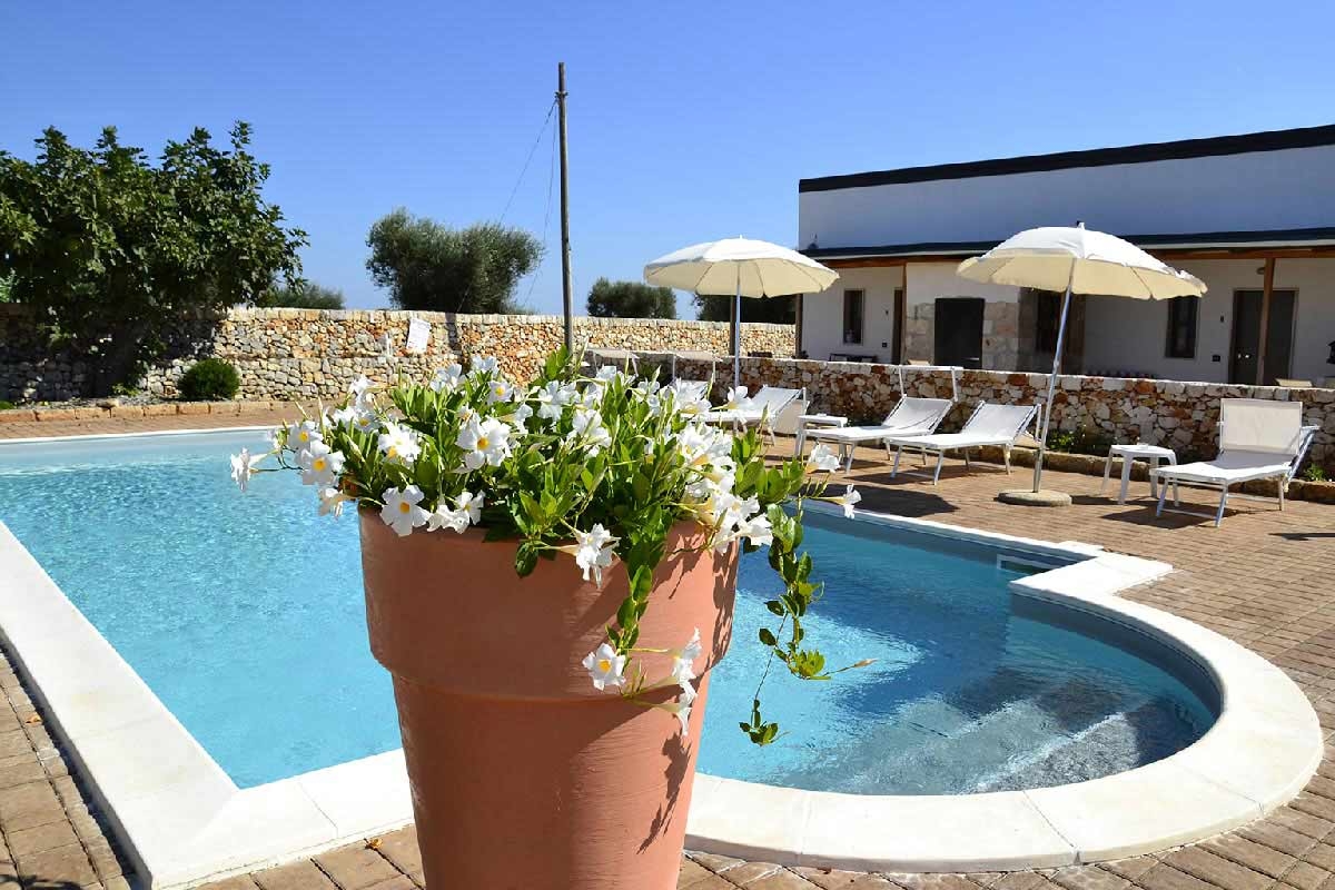 b&b con piscina en puglia